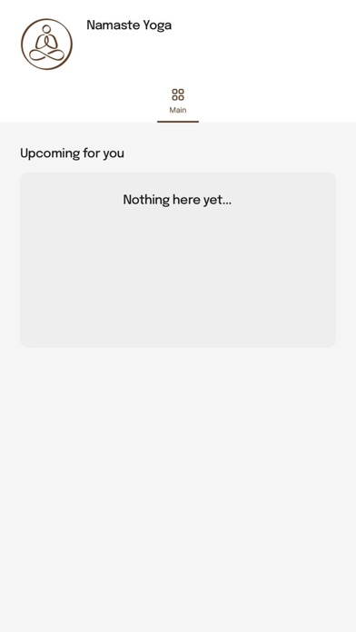 Namaste Yoga Booking Screenshot