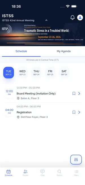 ISTSS Conference screenshot 1