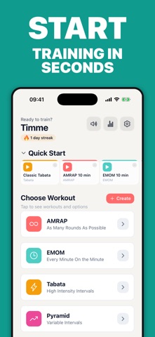 Timme – Fitness Timer screenshot