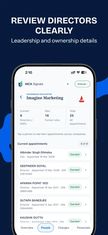 MCA Signals: Indian Companies screenshot 4 of 8