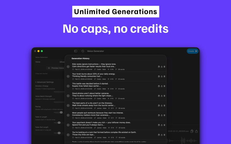 Voice Generator App screenshot