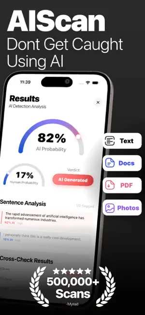 AI Detector & Humanizer AIScan screenshot 1