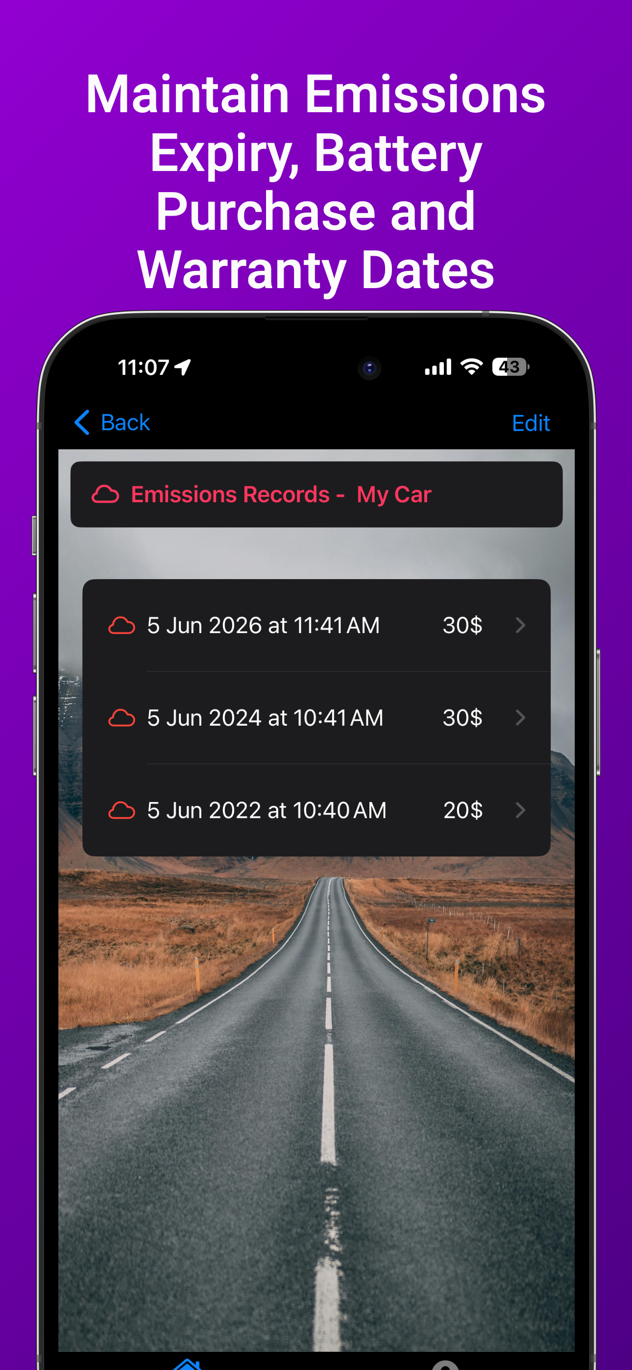 Car Log Diary