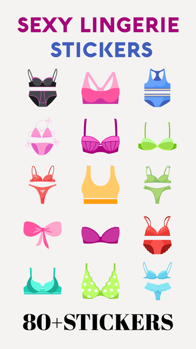 Sexy Lingerie Stickers Screenshot