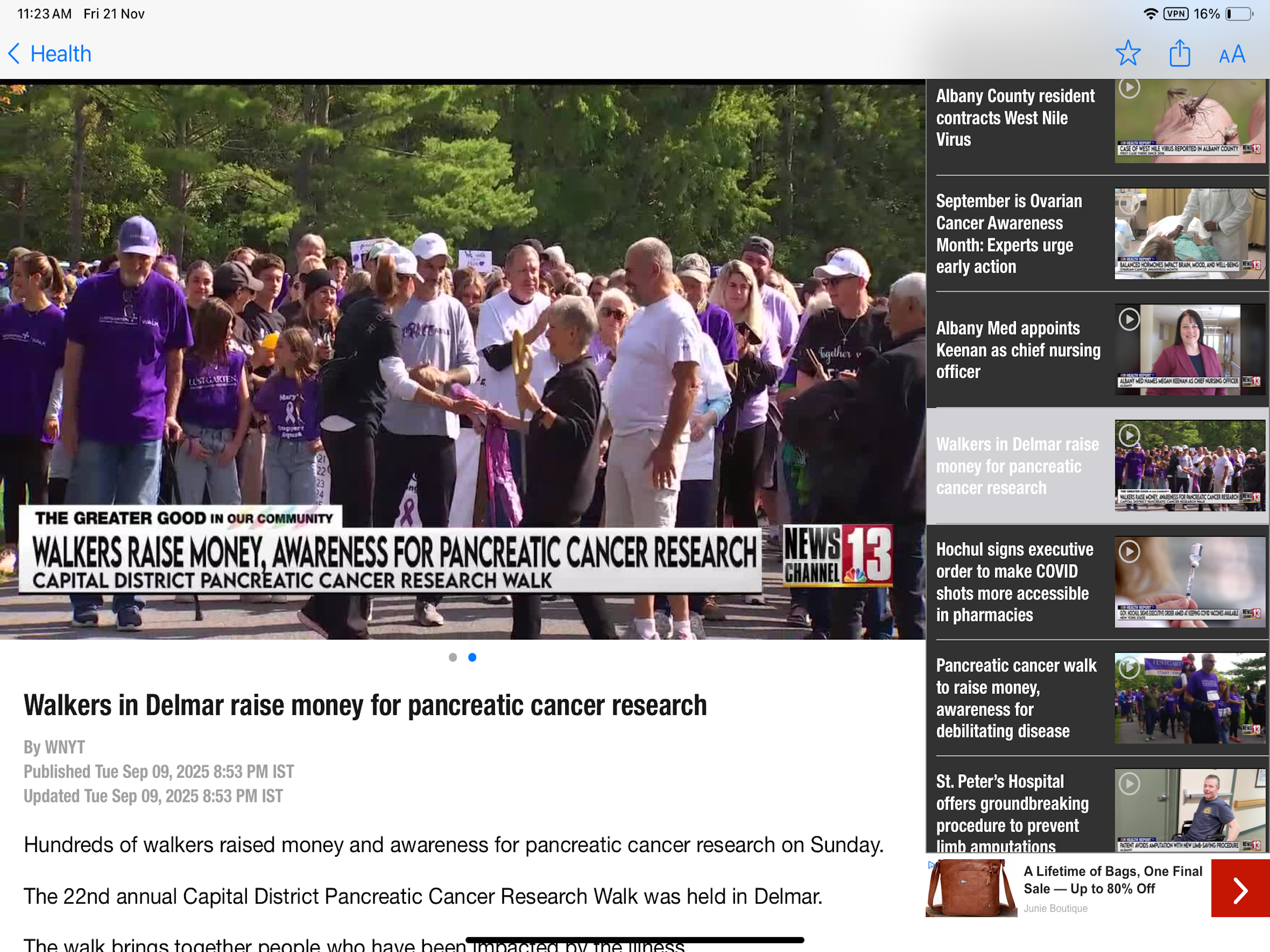 WNYT NewsChannel 13 Albany, NY screenshot 8