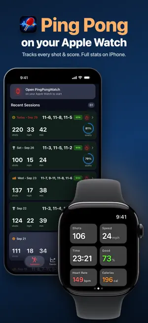PingPongWatch: Ping Pong screenshot 1