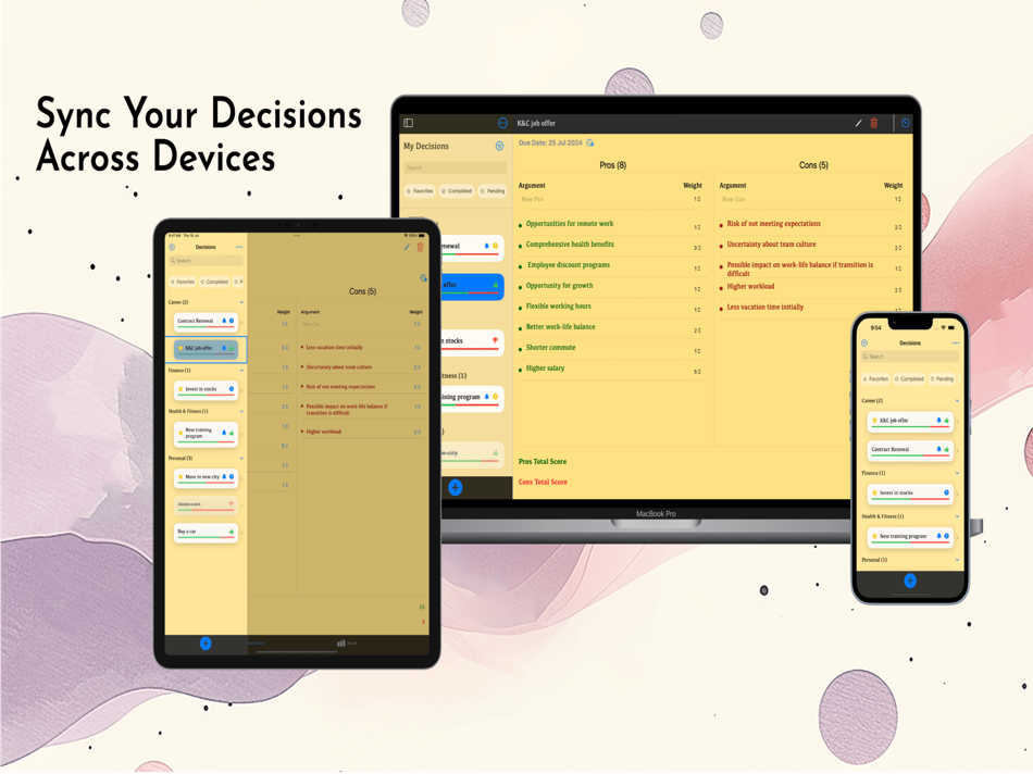 #7. Decision Maker: Pros and Cons (macOS) 由: Wasim Tayara