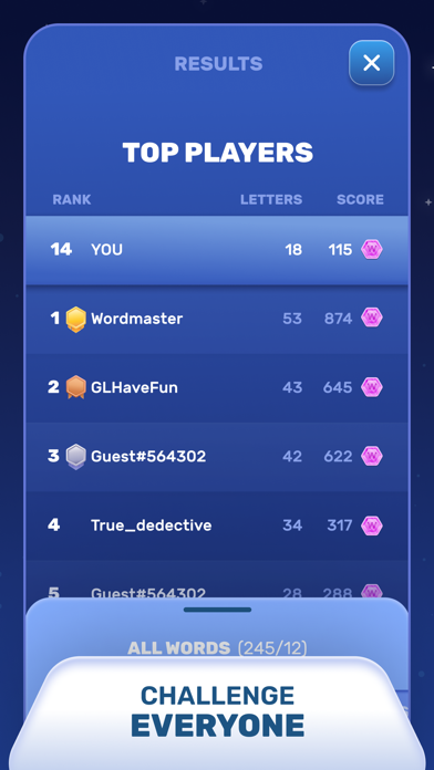 Star Words - Word Game Screenshot