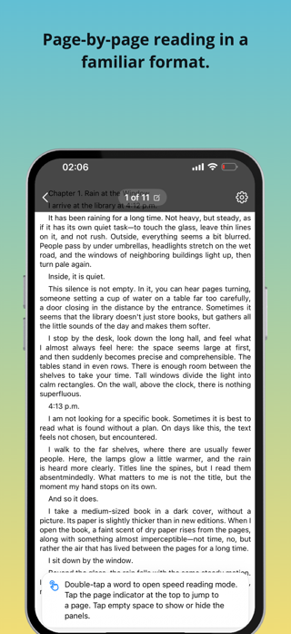 Speed Reading: by NS Apps Screenshot 2 of 4