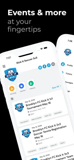 Kick It 3v3 Soccer screenshot 1