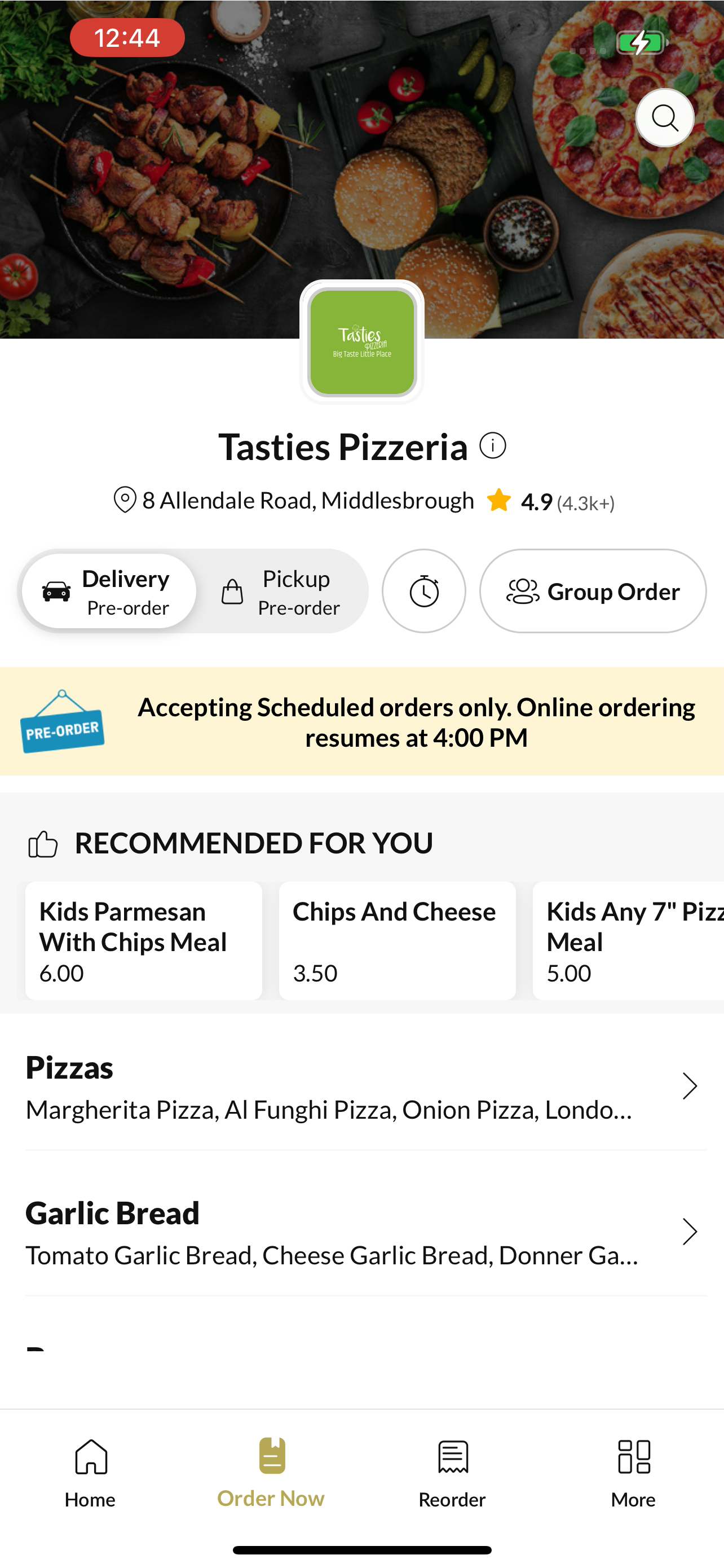 Tasties Pizzeria screenshot 3