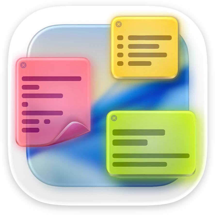 Quick Note: Sticky Notes Menu