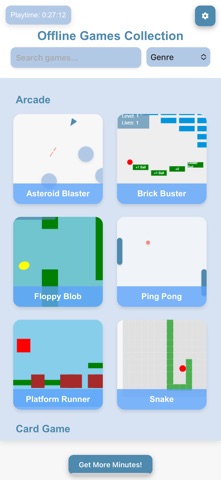100 in 1 Offline Games iPhone screenshot