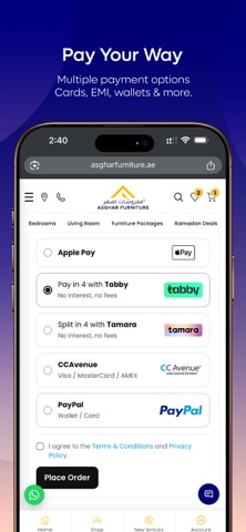 Asghar Furniture screenshot