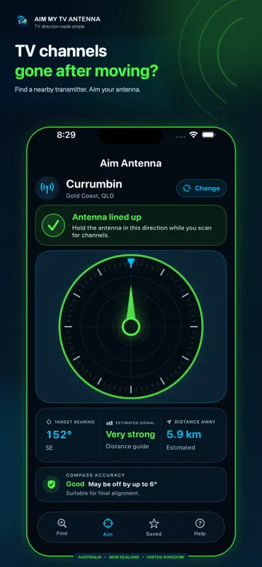 Aim My TV Antenna screenshot 1 of 5
