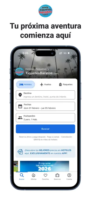 TiquetesBaratos screenshot 1