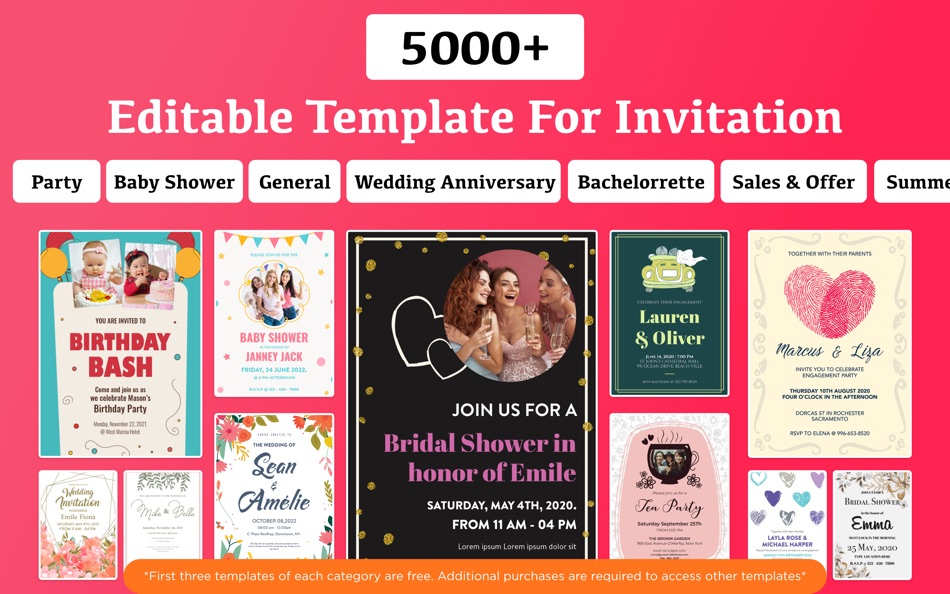 #1. Invitation Maker & Card Design (macOS) Podle: CONTENT ARCADE (UK) LTD.
