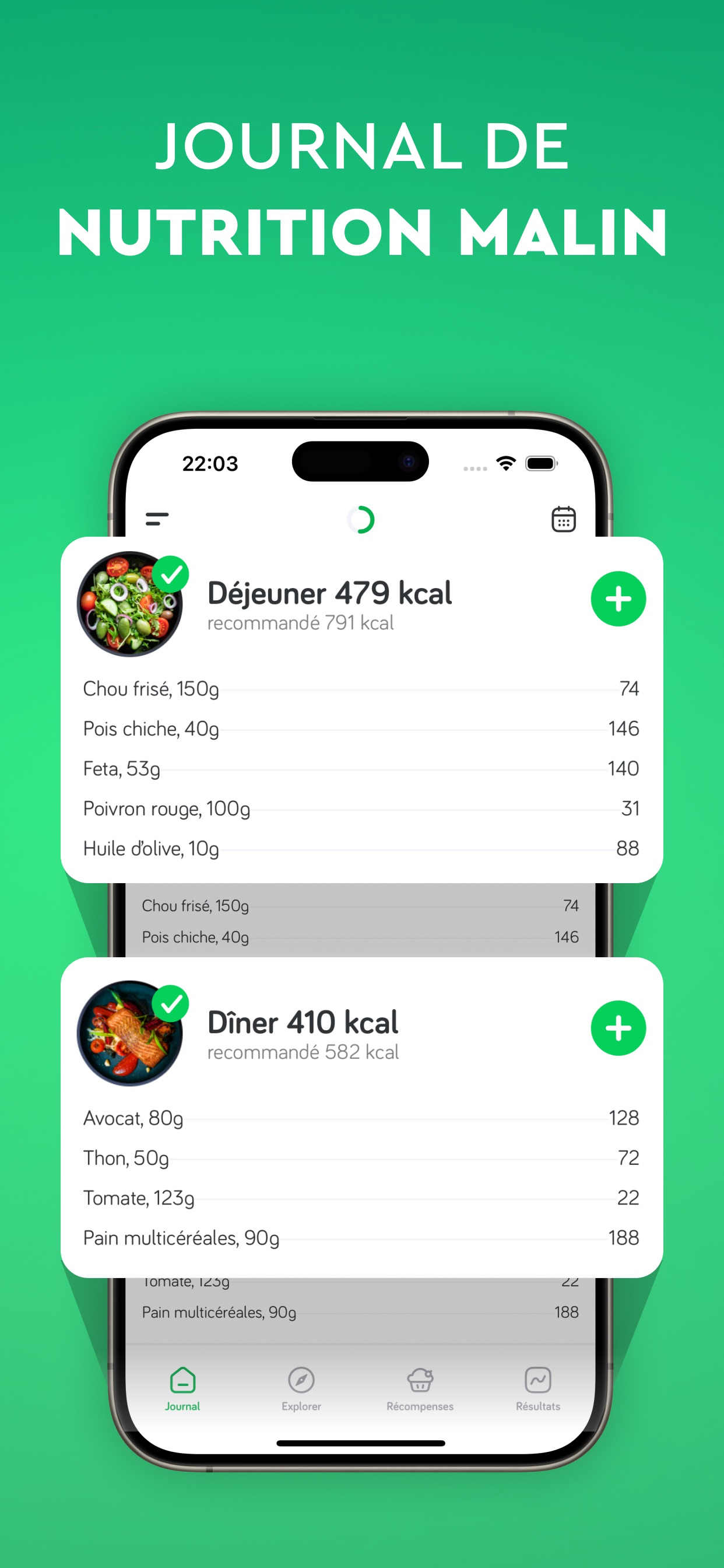 Calcul calorie, proteine Arise