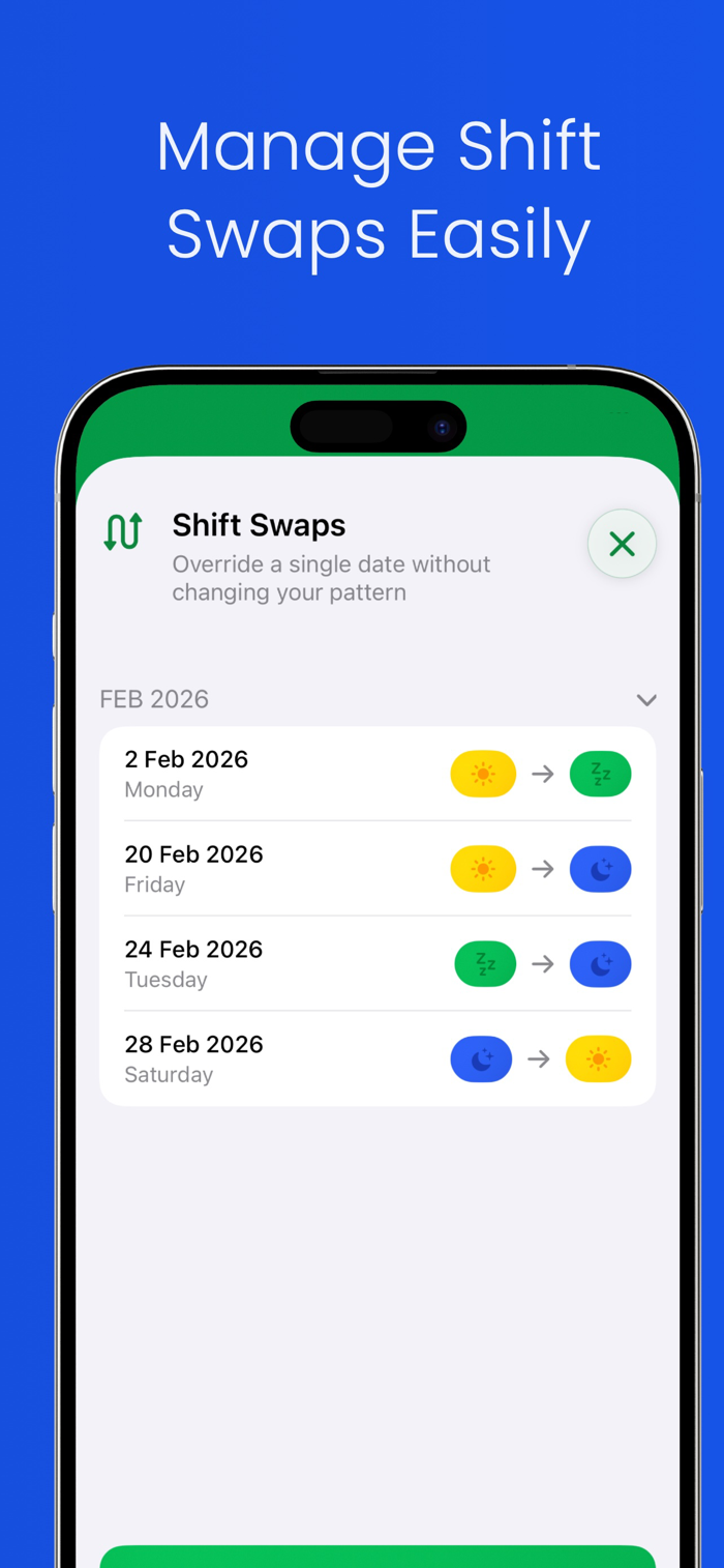 RotaFlow: Shift Rota Calendar - RotaFlow专为轮班制打造，适用于医疗、应急、制造等行业