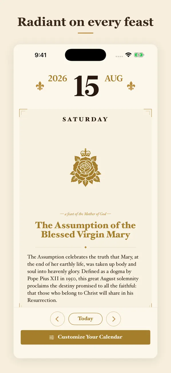 Screenshot #2 pour Litany - Catholic Calendar