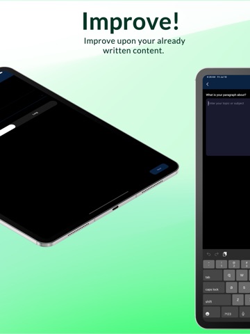 Ceify : AI Writing Assistant + iPad screenshot