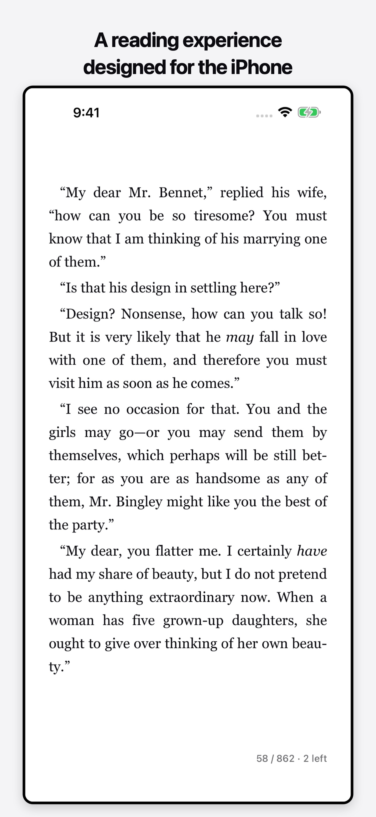 Screenshot 2 of FinnBook eBook reader