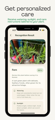 Rooted: plant care screenshot