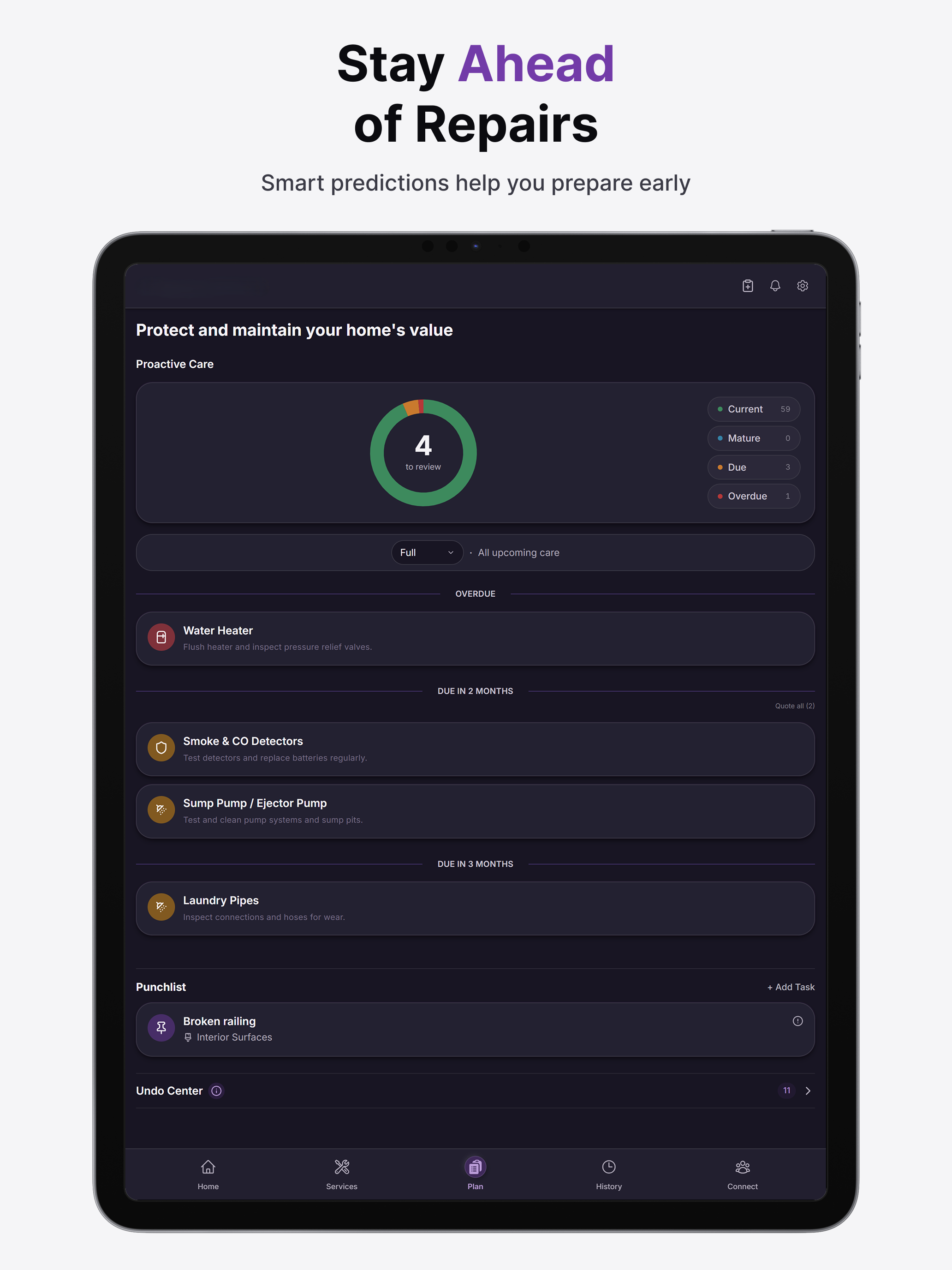 Huxedo: Smart Home Maintenance