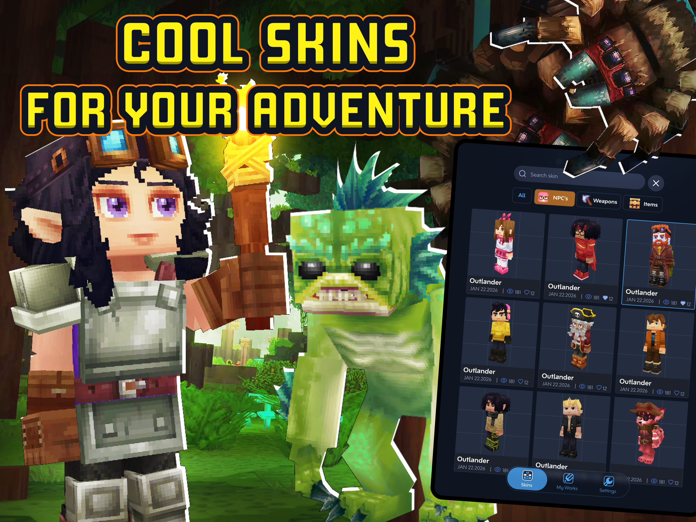 Skins for Hytale