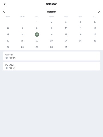 12 Oaks Senior Living iPad screenshot