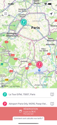 Dalila transport screenshot