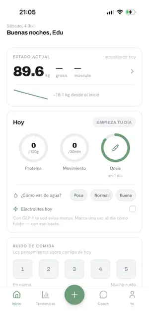 Hale: coach IA para GLP-1 screenshot 2
