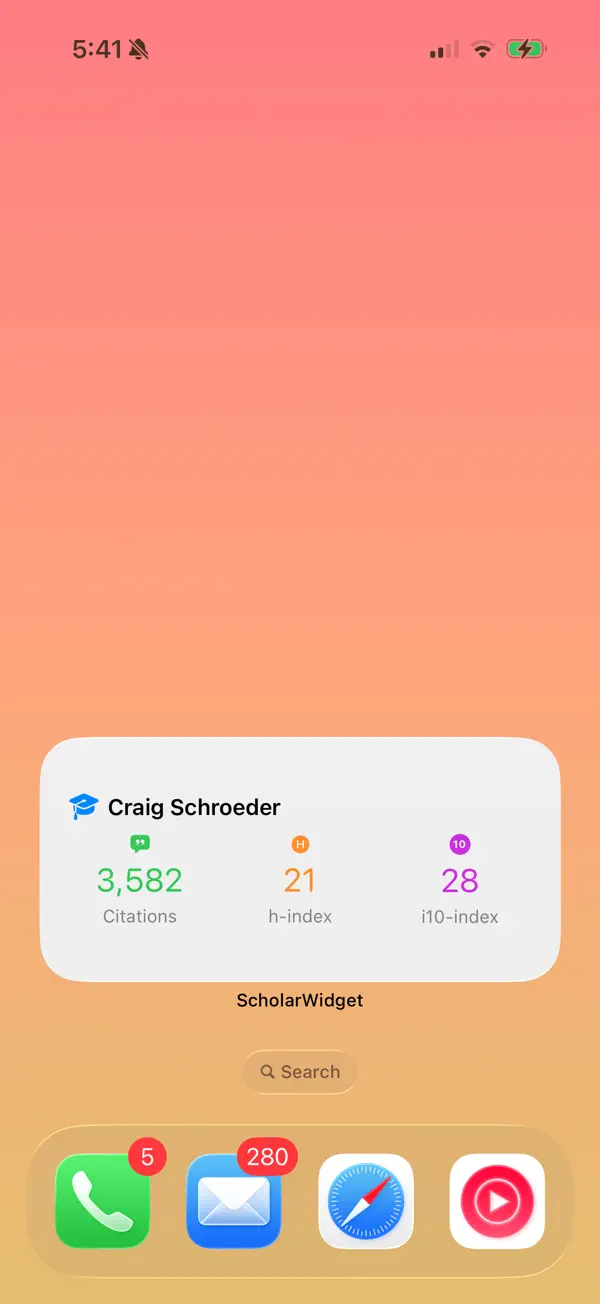 #3. ScholarWidget (iOS) Ved: Snizyx Software LLC