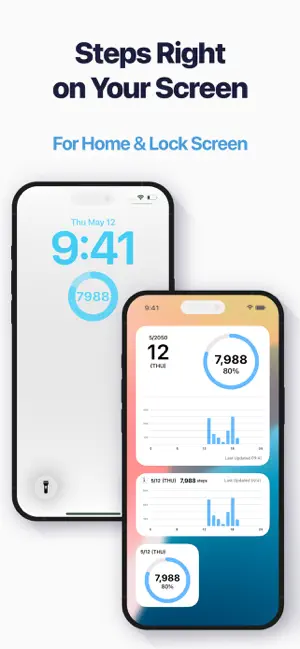 Pedometer - Steps Counter App iPhone screenshot 3