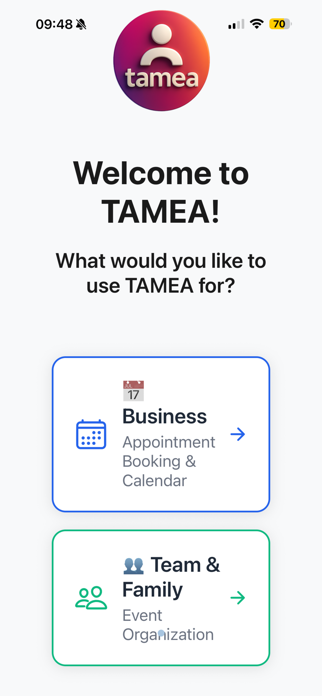 Tamea: Appointment Booking Screenshot 1 of 10