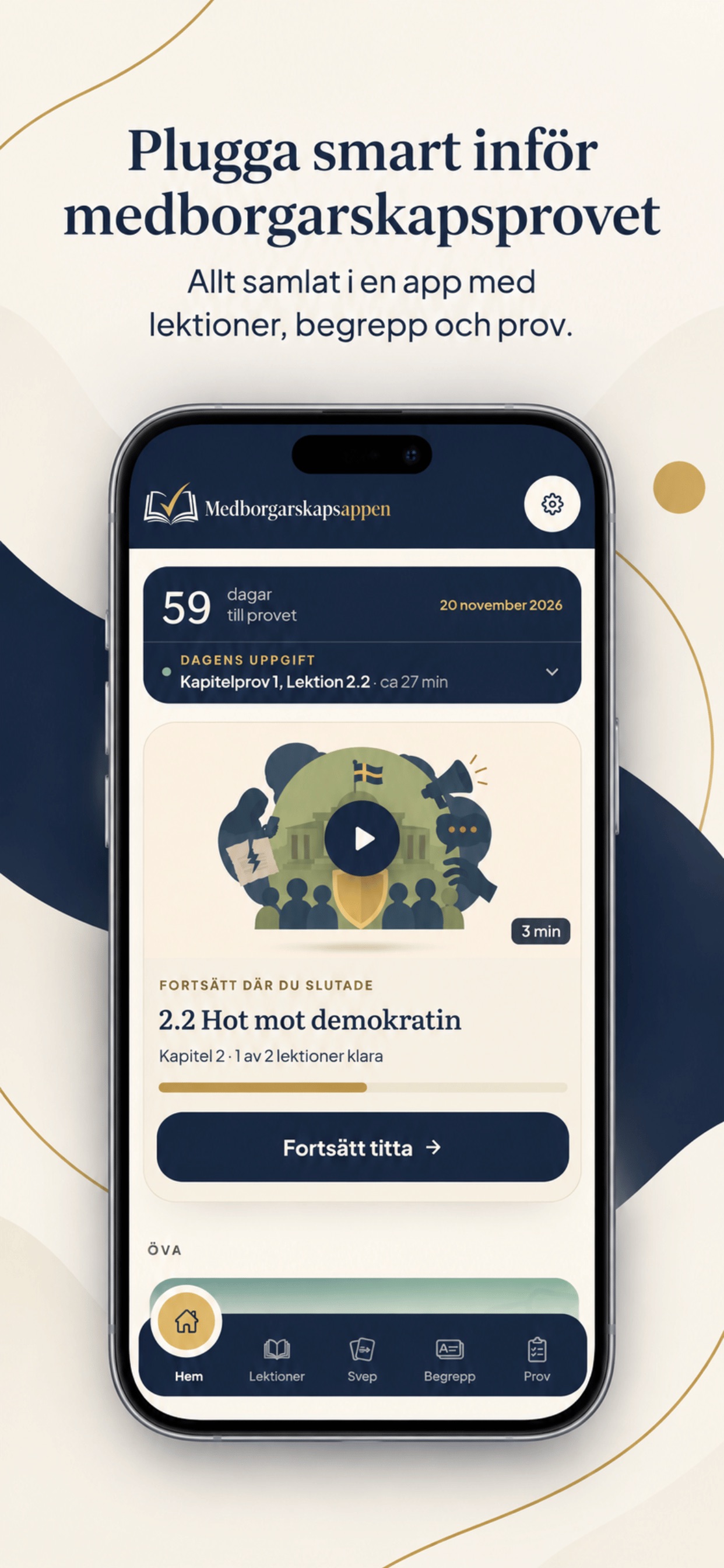 Screenshot 1 of Medborgarskapsappen
