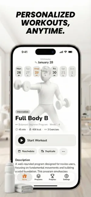 Liftune: AI Workout Planner screenshot 2