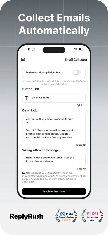 ReplyRush – DM Automation screenshot 6 of 9