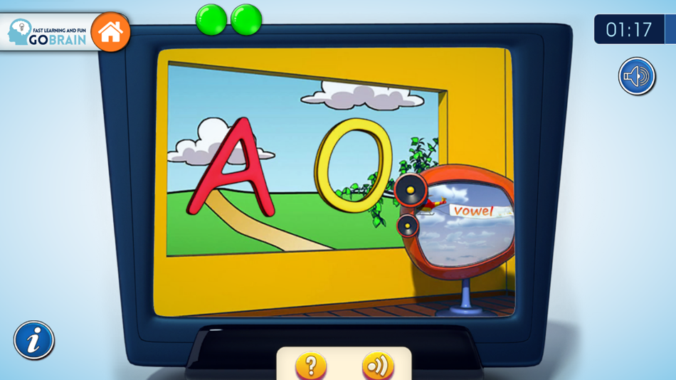 #1. Fun with letters. AOUEI. (macOS) 由: Rafal Sadowski