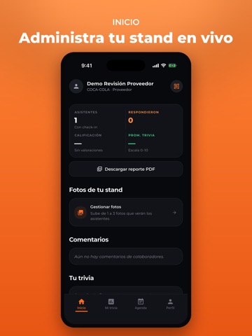 Exponeto Proveedores iPad screenshot 1