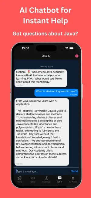 Learn Java - Backend & OOP screenshot 2
