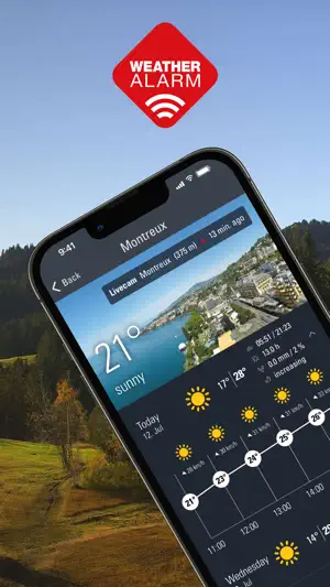 Weather Alarm: Switzerland screenshot 1