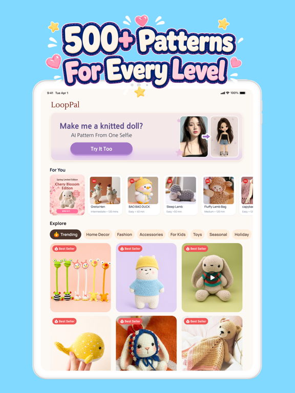 LoopPal - Crochet for Beginner iPad screenshot 3