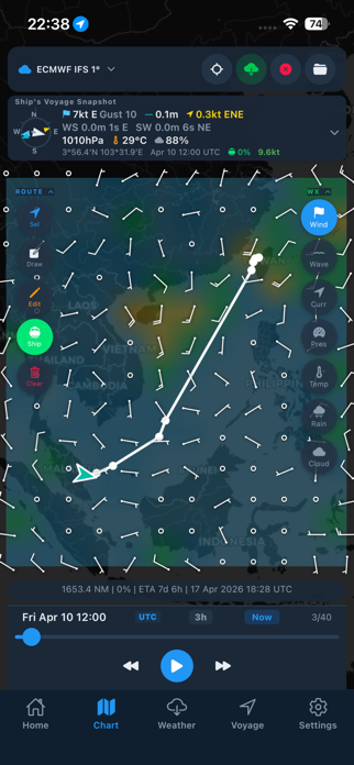 SailorSoft Weather Routeing Screenshot 2 of 10