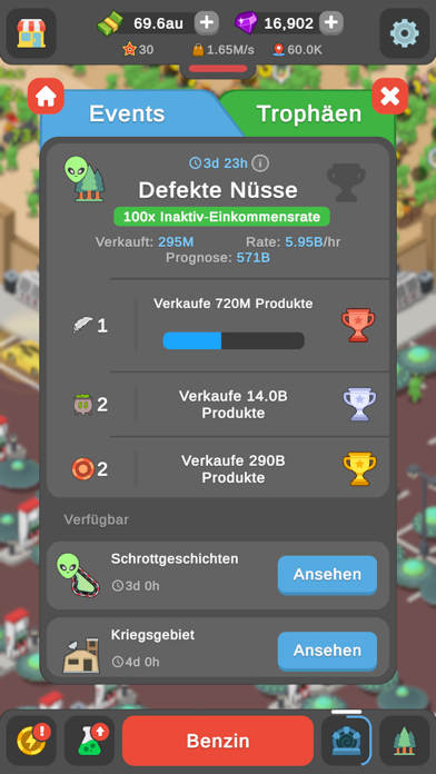 Idle Gas Station Tycoon iOS Mod IPA screenshot 5 - iOS game interface