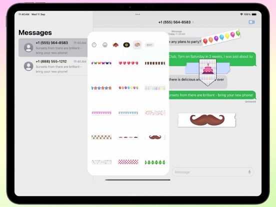 Screenshot #5 pour Washi stickers for iMessage