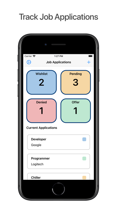 Screenshot #1 pour Job Application Tracker