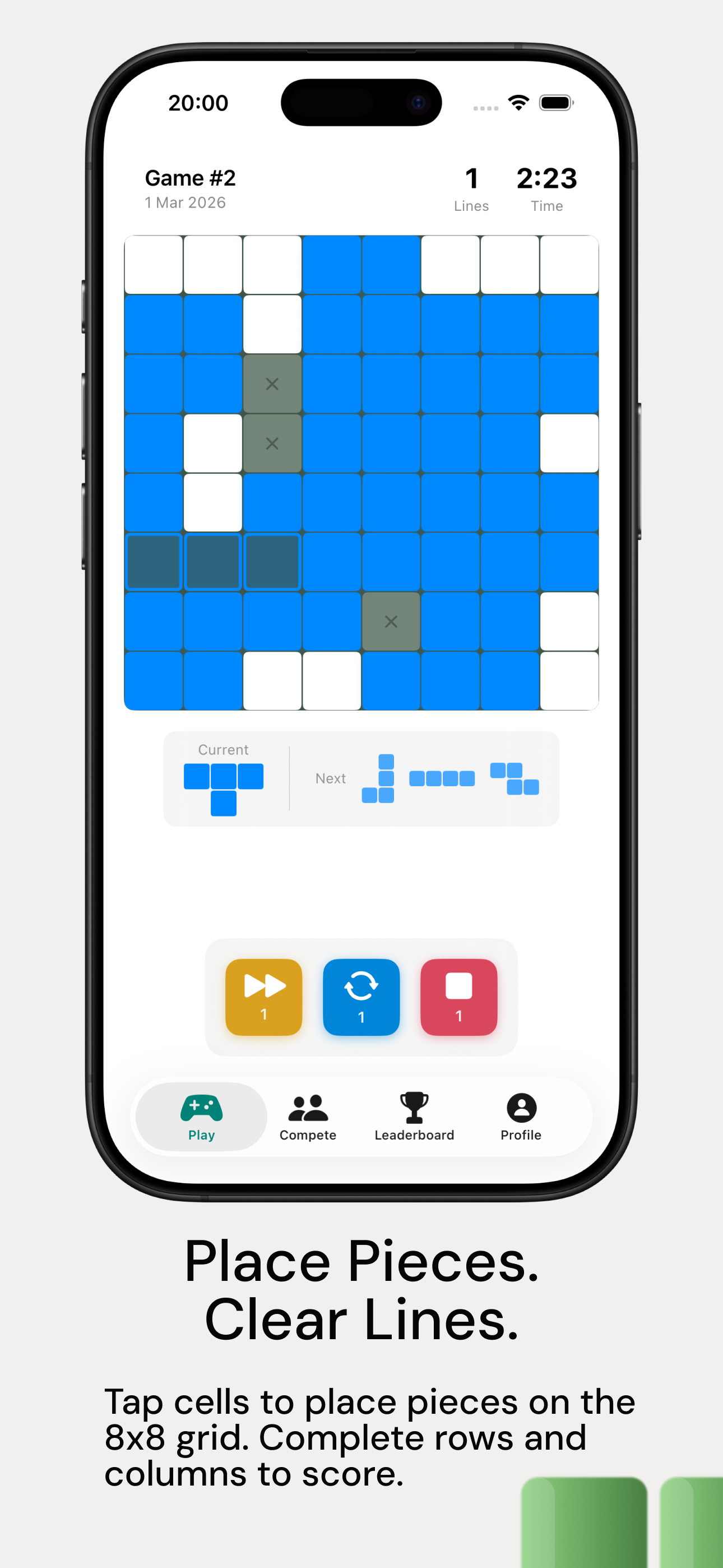 Linetris: Daily Line Puzzle