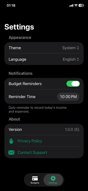 iShareBudget screenshot 3