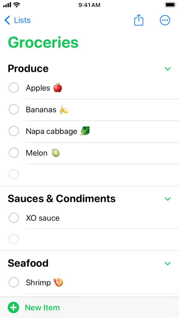 Apple Erinnerungen Screenshot 7
